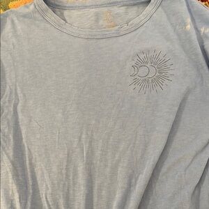 Light Blue Graphic T-Shirt